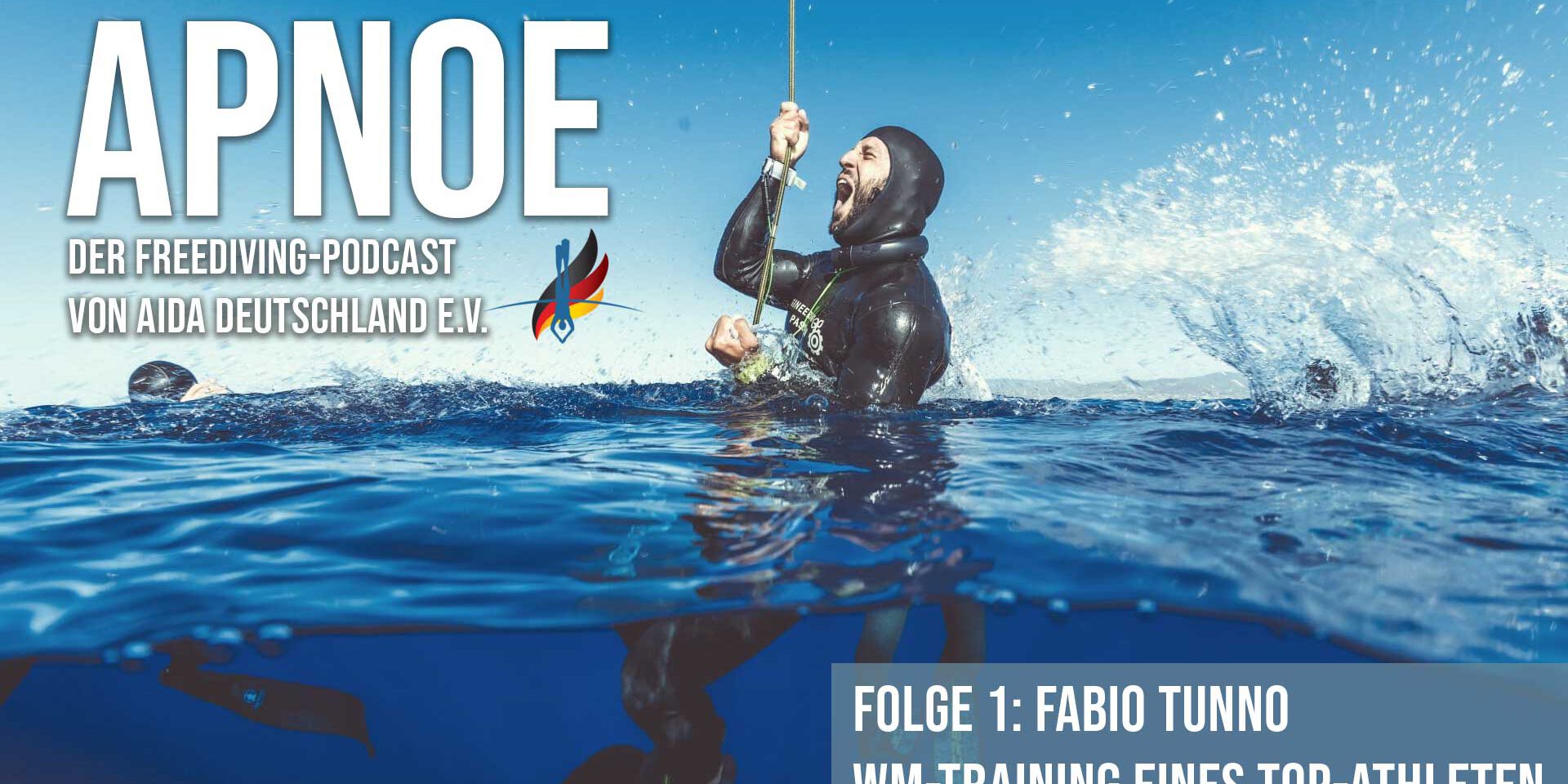 Fabio-Teaser-Youtube Apnoe Podcast Fabio Tunno - AIDA Deutschland e.V.