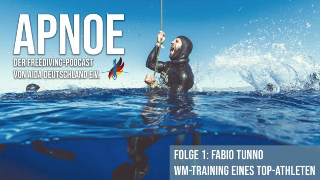 Fabio-Teaser-Youtube Apnoe Podcast Fabio Tunno - AIDA Deutschland e.V.