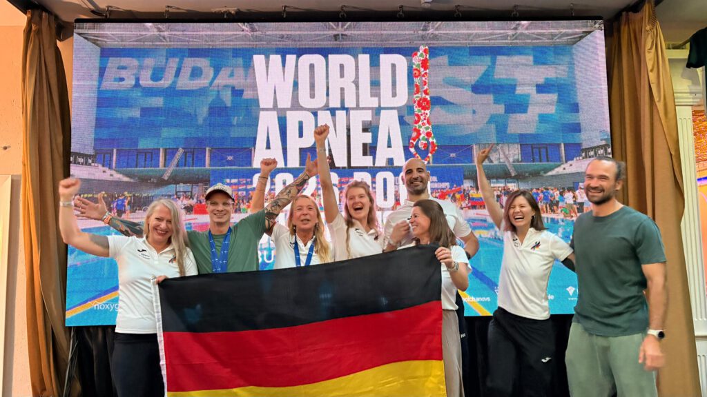 AIDA Nationalteam auf Pool WM in Budapest